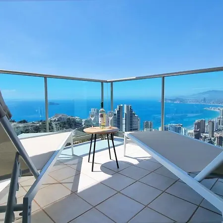 Skyline 31 Terraza Privada Con Vistas Al Mar 公寓 貝尼多姆